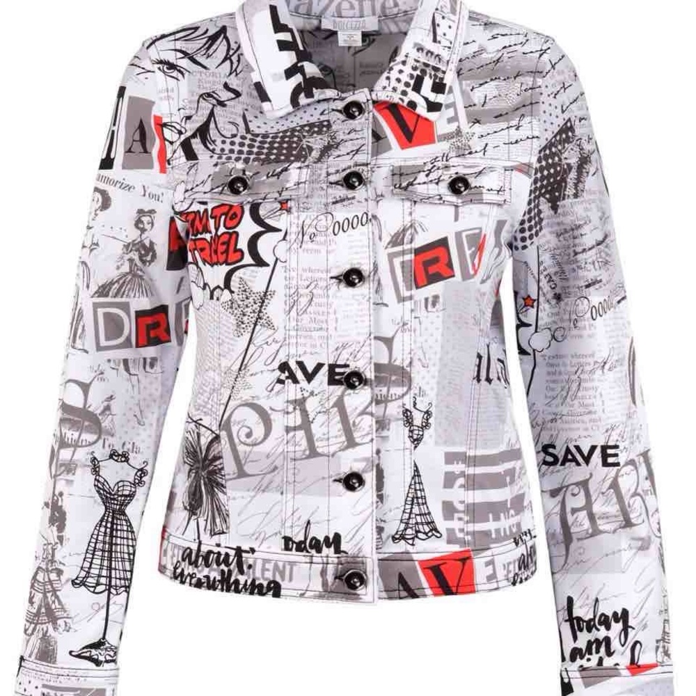 Dolcezza Simply Art “Vintage Newspaper Jacket 20168”